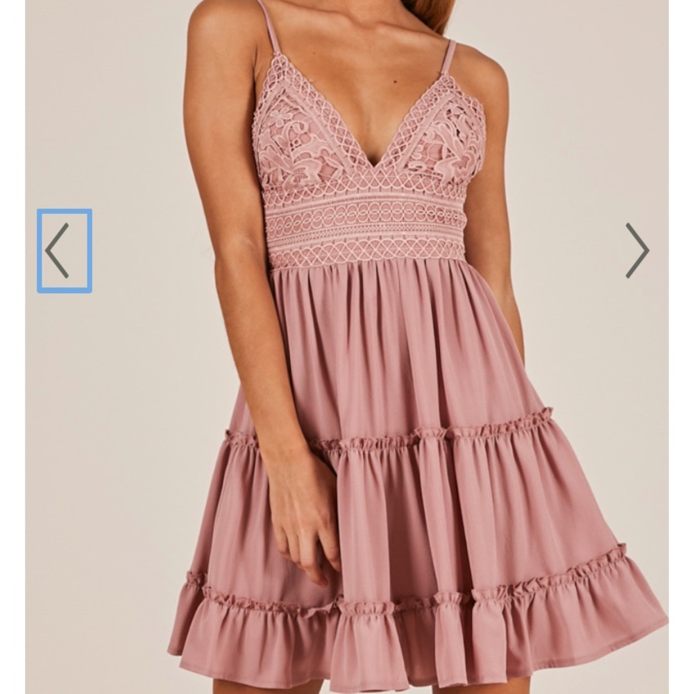 Showpo how do you know dress in dusty rose